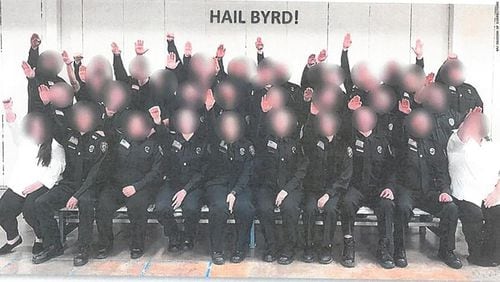 Trainees in the West Virginia Division of Corrections and Rehabilitation have been ordered terminated by West Virginia Gov. Jim Justice after a photograph emerged of the class performing the Nazi salute.