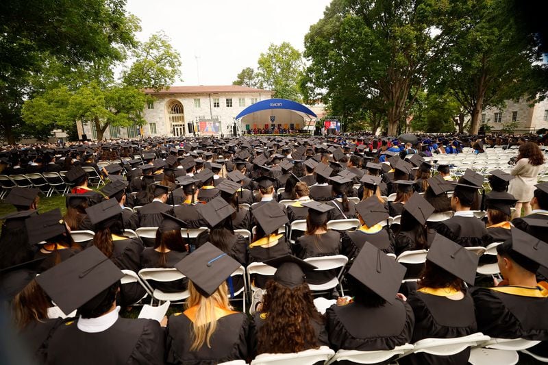 Last year's Emory commencement ceremony.