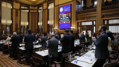 The Georgia House of Representatives voted on many bills Tuesday, including a proposal to overhaul the DeKalb County Board of Ethics. BOB ANDRES / BANDRES@AJC.COM