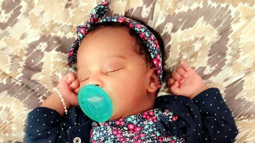 Demi Skye was born last week and Teacherbae now has a new teacher-baby. CONTRIBUTED: INSTAGRAM/PATRICE BROWN