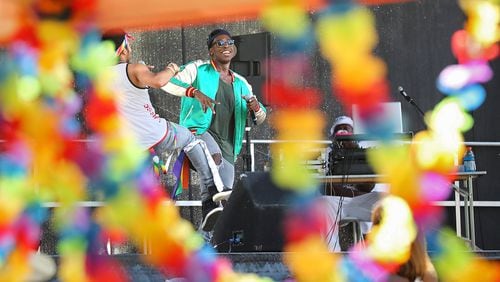 Atlanta Black Pride Weekend in 2016 included rappers. Photo: Curtis Compton / ccompton@ajc.com