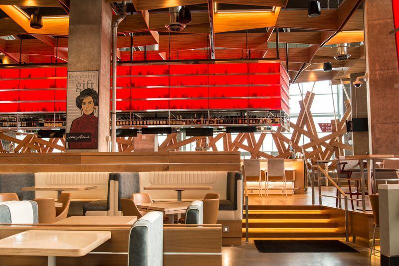 Molly B’s is the only full-service, sit-down restaurant at the new Mercedes-Benz Stadium. CONTRIBUTED BY MIA YAKEL