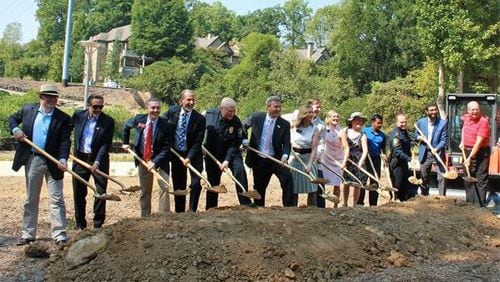 Local and state officials gathered for a groundbreaking on Friday.