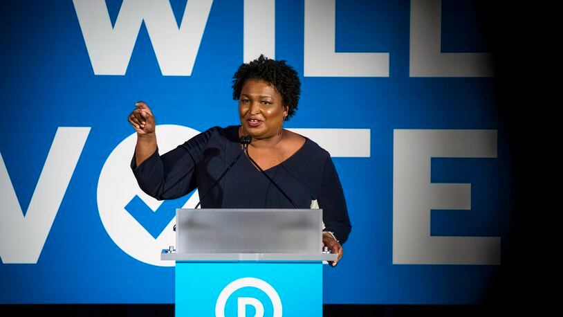Fair Fight Action, a voting organization Democrat Stacey Abrams formed after losing a tight race for governor in 2018, raised $34.5 million in 39 days, starting shortly before the Nov. 3 presidential election. (Audra Melton/The New York Times)