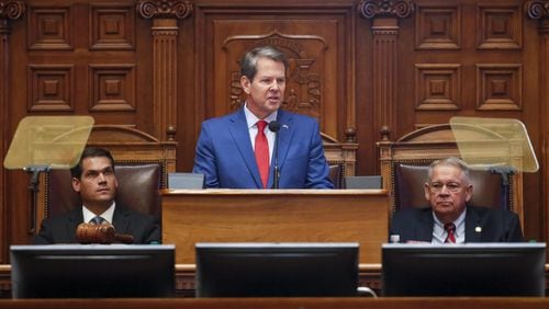 Gov. Brian Kemp used his State of the State address to call for a $2,000 pay raise for the state’s 100,000 some public school teachers. If the proposal wins the Legislature’s approval, it will fulfill one of Kemp’s biggest campaign promises in 2018, when he pledged get teachers $5,000 raises. They got the first $3,000 last year. Bob Andres / bandres@ajc.com