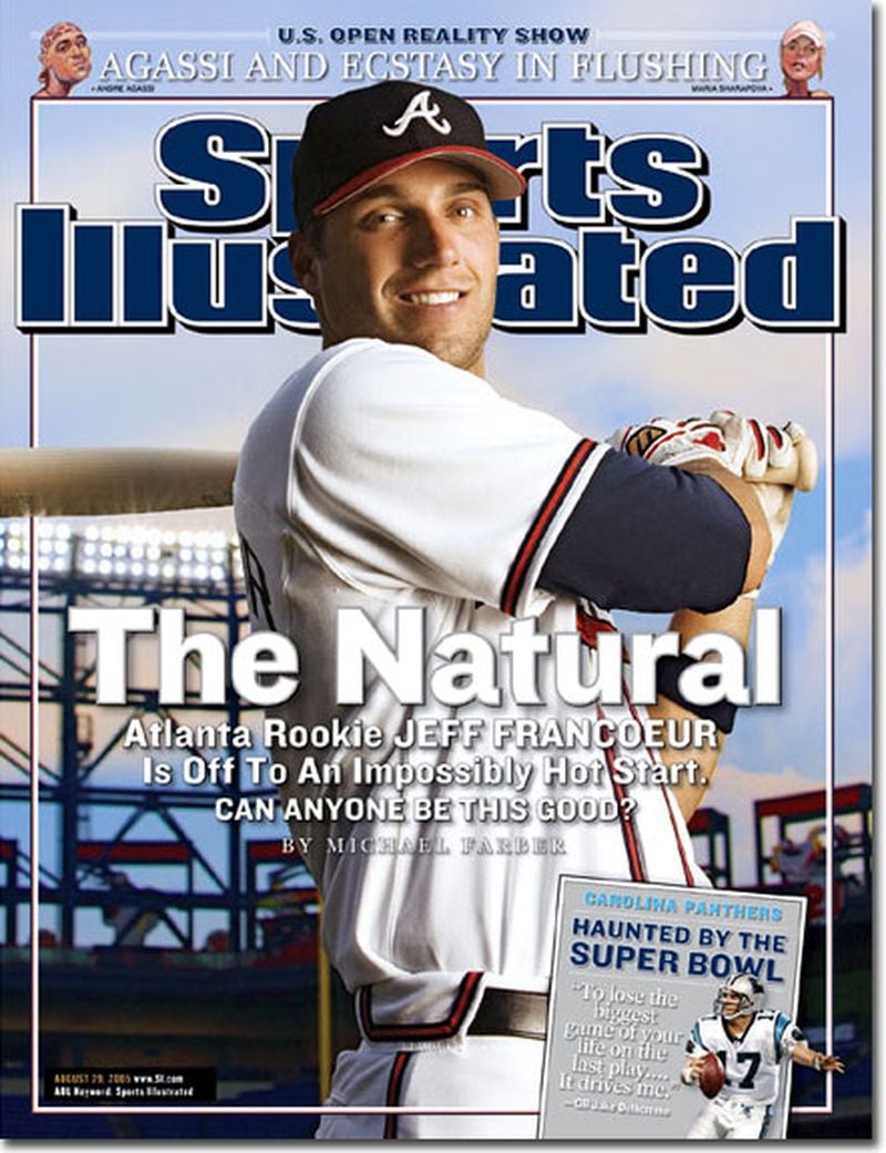 Sports Illustrated cover in 2005, Francoeur’s rookie season with the Braves. 