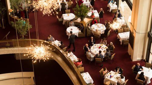 Dinner at the Grand Tier Restaurant in Lincoln Center is a glamorous addition to a night at the Metropolitan Opera. (Jennifer May)