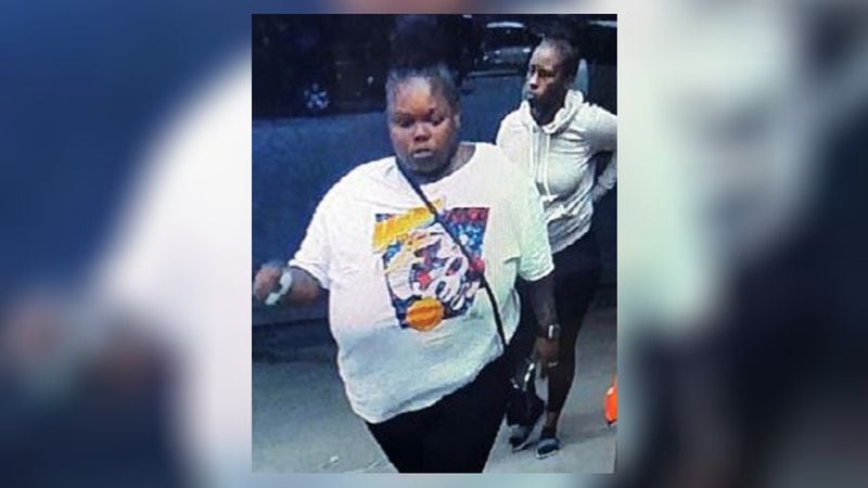 Conyers police said these two women turned themselves in Tuesday on felony shoplifting charges.