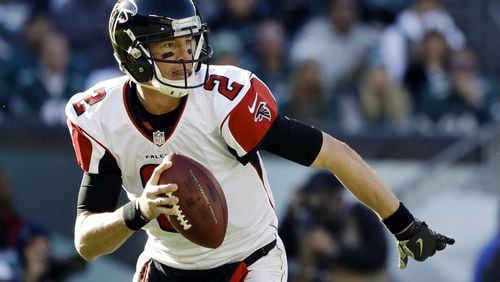 Falcons quarterback Matt Ryan has emerged as a strong candidate for the NFL’s Most Valuable Player award. (AP Photo/Matt Rourke, File)