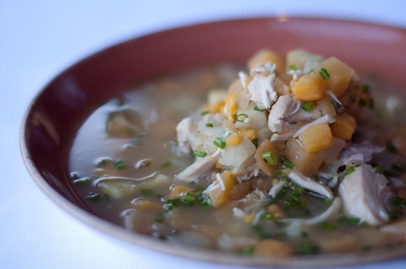Curried Chicken and Root Vegetable Soup With Kale from Matthew Basford of Canoe. CONTRIBUTED BY SHELBY LIGHT