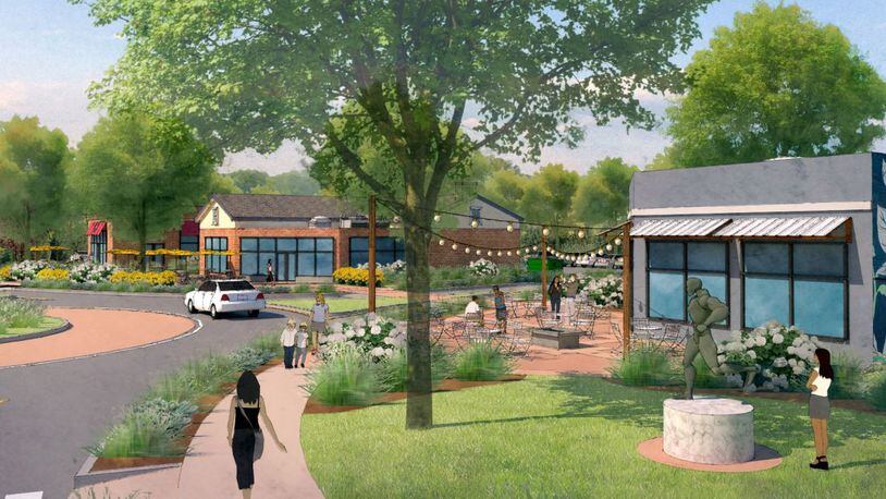 This is a rendering of the Windsor-Osborne project vision that was recently endorsed by the Brookhaven City Council.