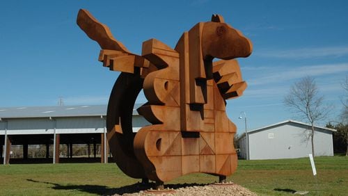 Atlanta sculptor Curtis Patterson's sculpture “Equine Rhythm” will greet visitors to the Texas Horse Park in Dallas.