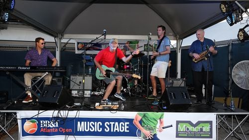 The chest bumping tennis twins take the stage for a concert on Wednesday, July 27 at  the 2018 BB&T Atlanta Open.