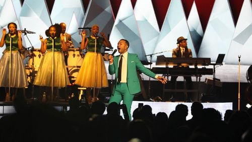 John Legend brought a big band and some holiday sass to the Fox Theatre on Nov. 20, 2018 for his first-ever Christmas tour. Photo: Robb Cohen Photography & Video /RobbsPhotos.com