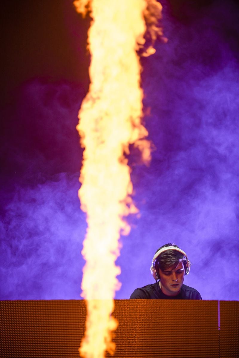 DJ Martin Garrix brings the heat. Photo: Getty Images.