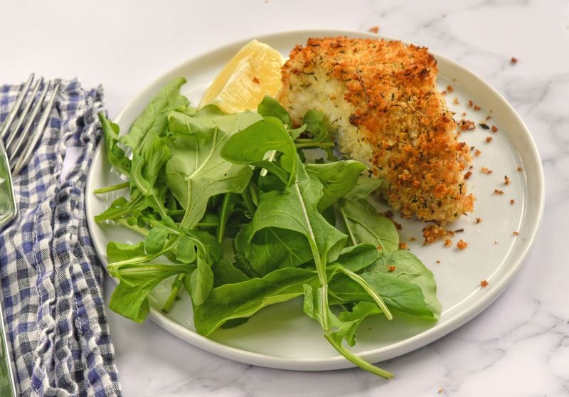 Baked Fish with Herbes de Provence Breadcrumbs. 
(Chris Hunt for The Atlanta Journal-Constitution)