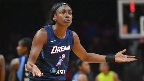 Tiffany Hayes led the Dream with 14 points - a season high - against Connecticut.
