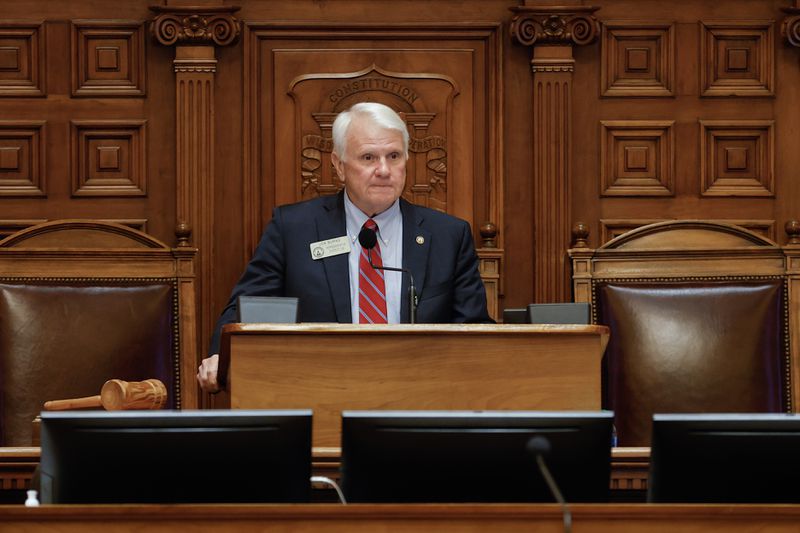 House Speaker Jon Burns announced Tuesday that the upcoming year’s budget will include money to build a Georgia State Patrol satellite post in Buckhead. (Natrice Miller/The Atlanta Journal-Constitution)