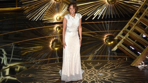 HOLLYWOOD, CA - FEBRUARY 28: Actress Stacey Dash speaks onstage during the 88th Annual Academy Awards at the Dolby Theatre on February 28, 2016 in Hollywood, California. (Photo by Kevin Winter/Getty Images)