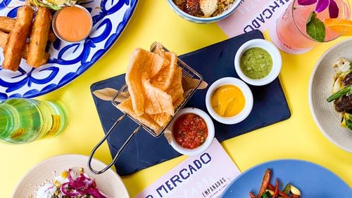 New menu items from Bar Mercado after shifting from traditional Spanish tapas to a Latin American menu. COURTESY OF BAR MERCADO