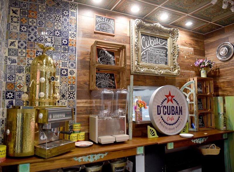 Find Cuban sandwiches and more at D’Cuban Café at Marietta Square Market. RYON HORNE / RHORNE@AJC.COM