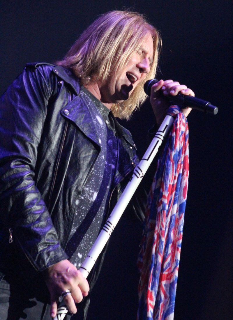  Joe Elliott and Def Leppard return to Lakewood on May 3 with for a show with Poison and Tesla. Photo: Melissa Ruggieri/AJC