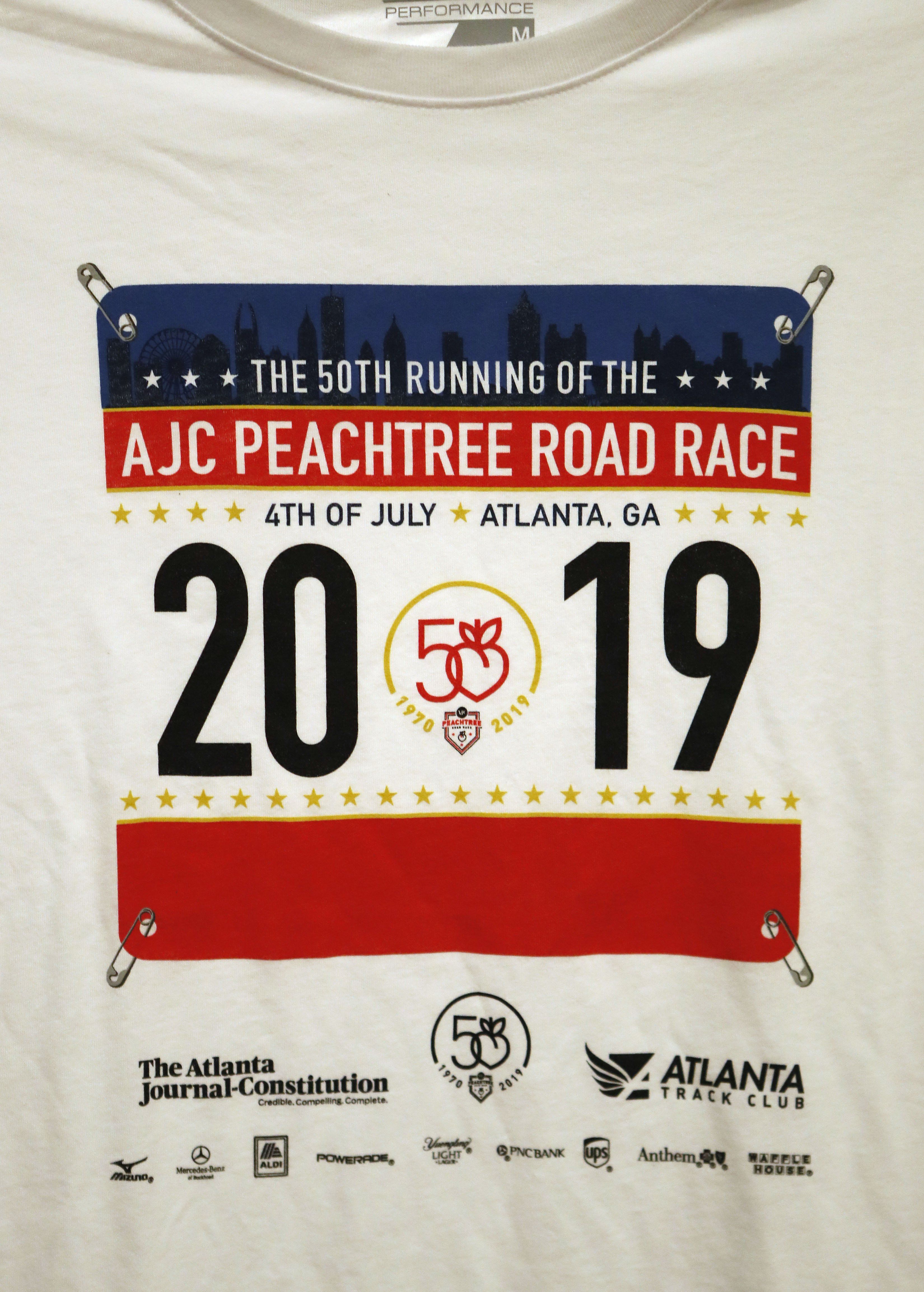 Peachtree Road Race T-Shirts: decade by Photos AJC