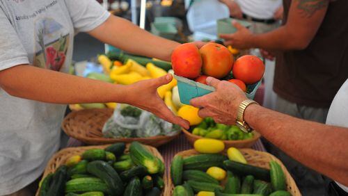 For the first time, applications for the Kennesaw Farmers Market are available online. AJC file photo