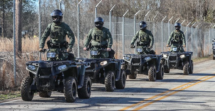 Atlanta police training center site Feb 6, 2023