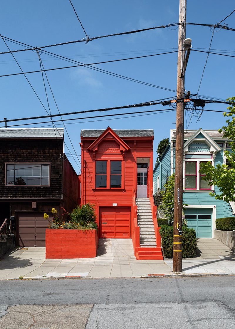 Homeowners in San Francisco's Dogpatch neighborhood made the decision to extensively renovate the rear of their home but kept the original Victorian style in the front rooms. This image is from the book "Bigger Than Tiny, Smaller Than Average" by Sheri Koones. (Reproduced by permission of Gibbs Smith)
