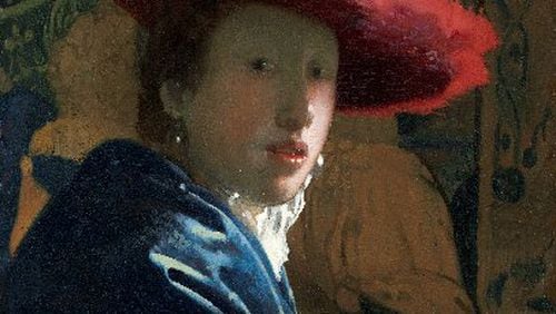 Johannes Vermeer's "Girl with the Red Hat" (circa 1665), a 9 inch by 7 inch oil on panel, is included in the exhibit "Small Treasures: Rembrandt, Vermeer, Hals, and Their Contemporaries, " opening Jan. 30 at the Birmingham Museum of Art.