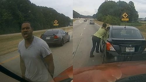 A road-rage incident escalated on Ga. 316.