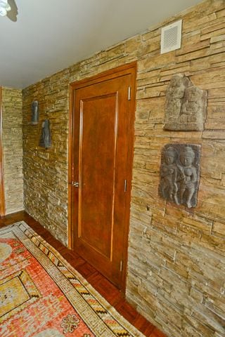 Stacked stone foyer: a favorite architectural element