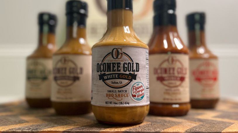 White Gold barbecue sauce from Oconee Gold. Courtesy of James Argo