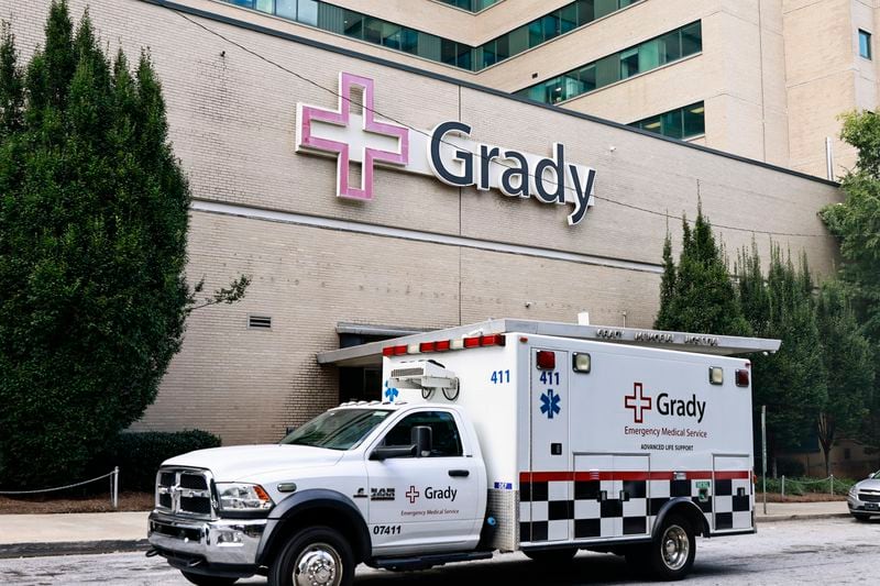  Grady Memorial Hospital as seen on Monday, September 12, 2022. (Natrice Miller/natrice.miller@ajc.com). 