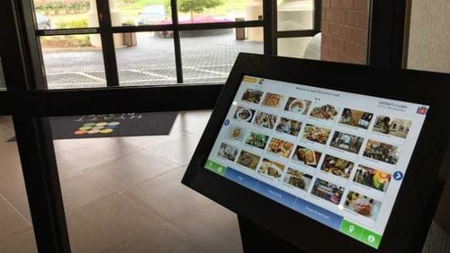They are digital information kiosks that allow visitors to check out things to do, eat, buy and see in Johns Creek.