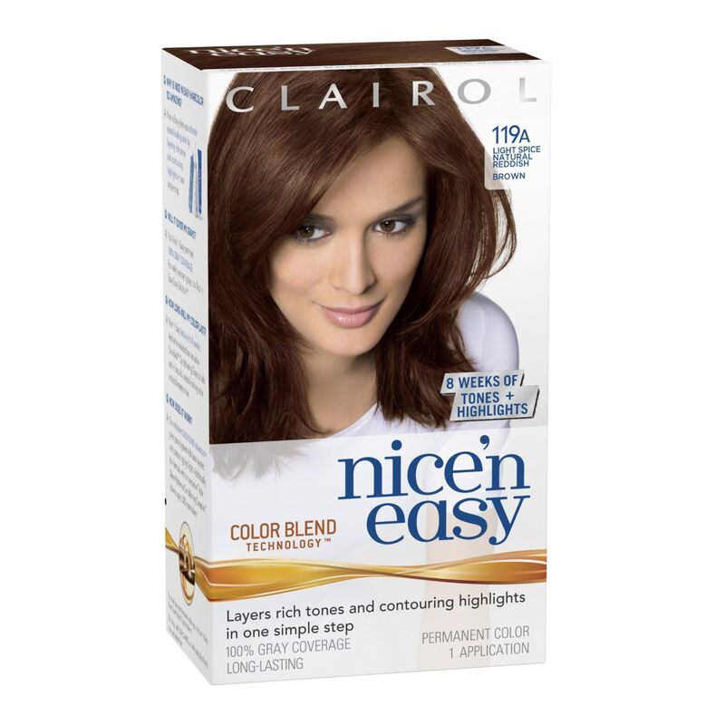 Clairol Nice and Easy hair coloring