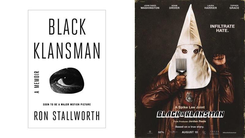 "Black Klansman," Ron Stallworth's memoir about infiltrating the Ku Klux Klan, has been adapted into a film by Spike Lee called "BlackkKlansman."
