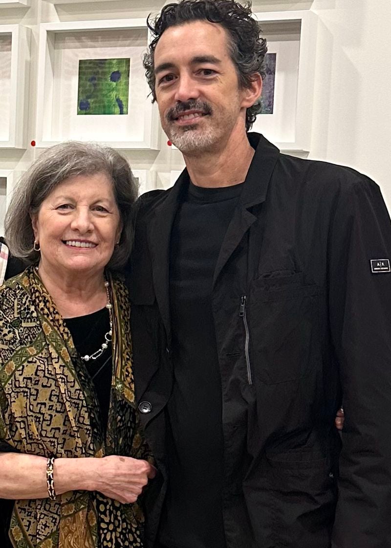 Jeanne and Joseph Guay at the opening of her show “Timelapse." (Photo by Kathryn Guay)