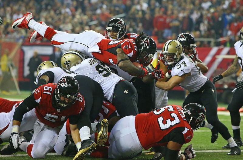 The Falcons have a shot to turn the NFC South upside down. (Curtis Compton/AJC)