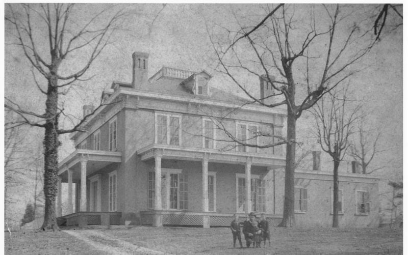 The Lemual P. Grant Mansion during its glory days in the 1890's.