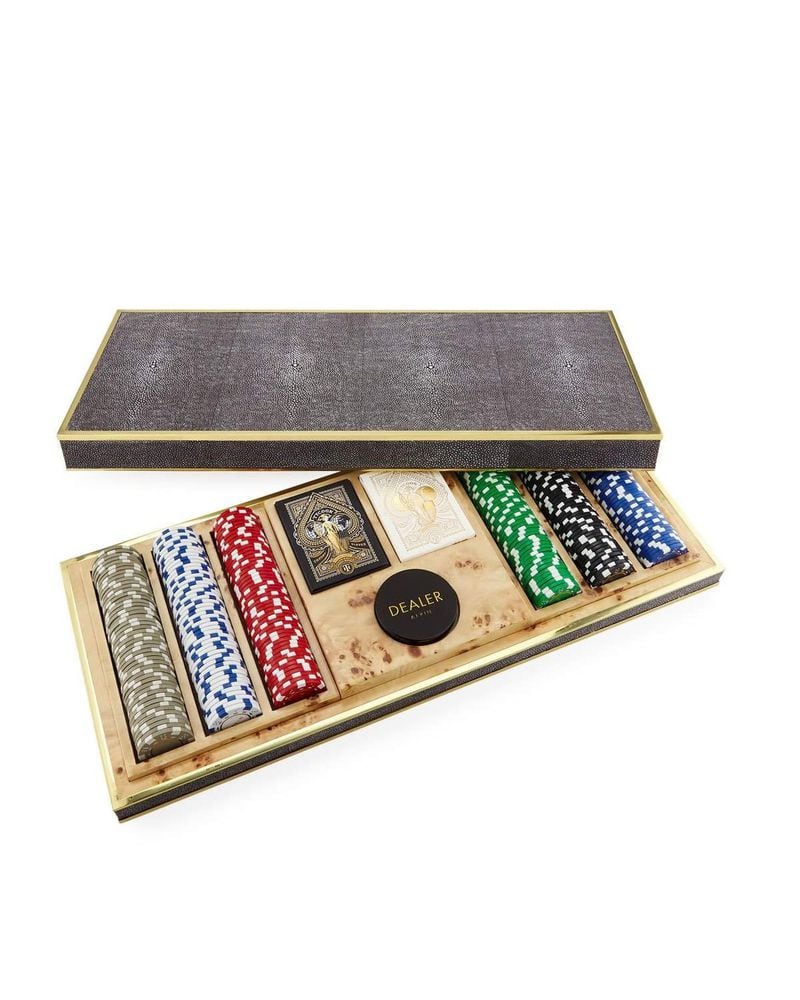 AERIN Poker Set from Neiman Marcus. CONTRIBUTED