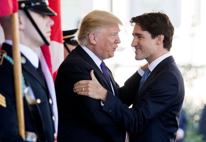 Trump, on tape, admits making up trade facts in talks with Canadian PM Justin Trudeau, &apos;Washington Post&apos; reports