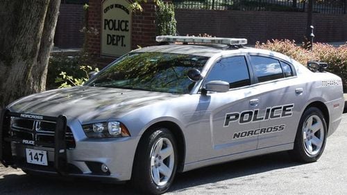 The Norcross Police Department will sell four vehicles and aging radio equipment. Courtesy Norcross Police Department