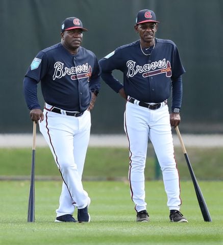 Photos: Braves’ spring training workouts continue
