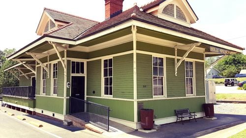 Holly Springs now requires an off-duty police officer to be present if alcoholic beverages are served at the community center — the historic railroad depot at 164 Hickory Road. CITY OF HOLLY SPRINGS