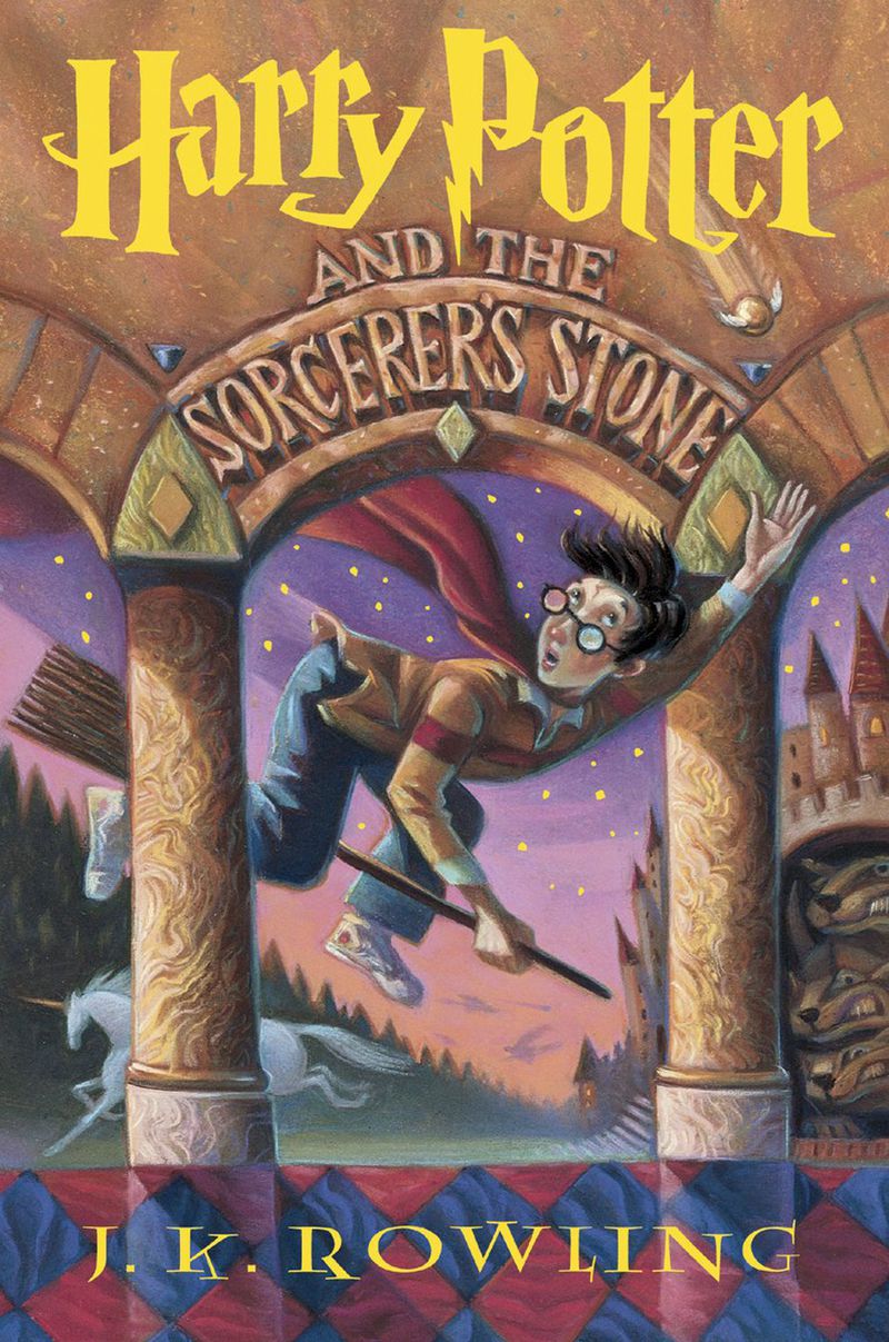 The cover of the first Harry Potter book, which came out in the U.S. in September 1998. CONTRIBUTED BY SCHOLASTIC