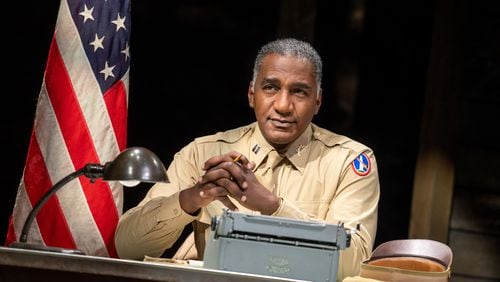 Norm Lewis plays the Army captain called to investigate the mysterious murder at the center of “A Solider’s Play,” Charles Fuller’s 1982 Pulitzer Prize winner.
Courtesy of Joan Marcus