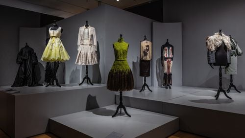 South Carolina's Columbia Museum of Art presents "Lee Alexander McQueen and Ann Ray: Rendez-Vous," an exhibition of 50 garments created by the late fashion designer Alexander McQueen and 60 behind-the-scenes photographs by his friend Ann Ray. 
(Courtesy of Barrett Barrera Projects/David Johnson)