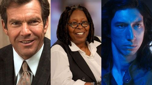 Films starring actors like Dennis Quaid, Whoopi Goldberg and Adam Driver have recently started production in Georgia. PUBLICITY PHOTOS